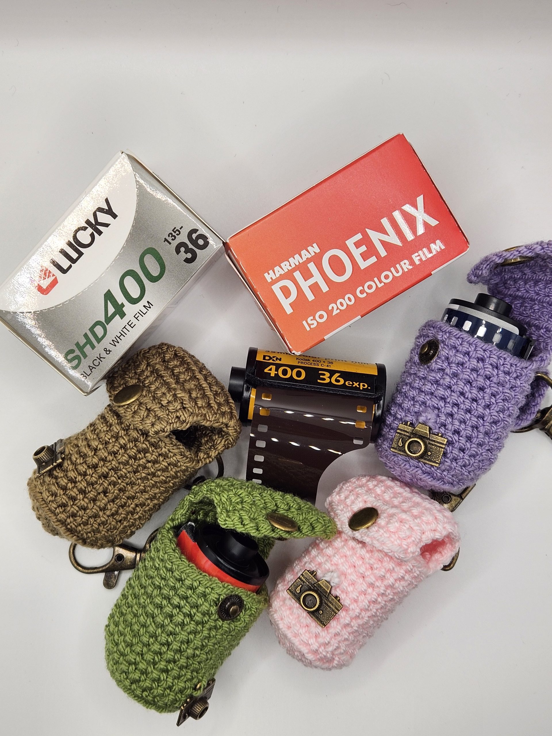 Porta rollos en crochet